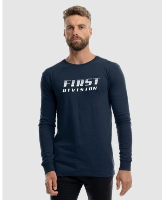 First Division - Circuit Long Sleeve Tee - Long Sleeve T-Shirts (Ink) Circuit Long Sleeve Tee