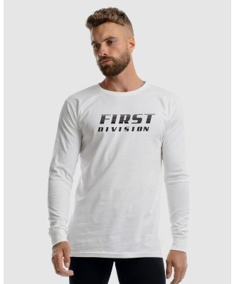First Division - Circuit Long Sleeve Tee - Long Sleeve T-Shirts (White) Circuit Long Sleeve Tee