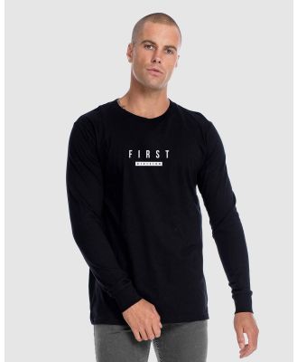 First Division - Constant Long Sleeve Tee - Long Sleeve T-Shirts (Black) Constant Long Sleeve Tee