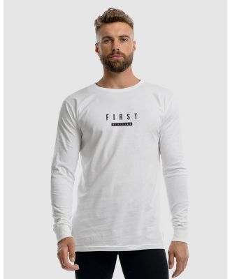 First Division - Constant Long Sleeve Tee - Long Sleeve T-Shirts (White) Constant Long Sleeve Tee