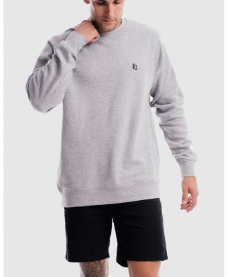 First Division - Contract Rise Crewneck - Sweats (Marle Grey) Contract Rise Crewneck