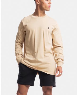 First Division - Contract Rise Long Sleeve Tee - Long Sleeve T-Shirts (Camel) Contract Rise Long Sleeve Tee