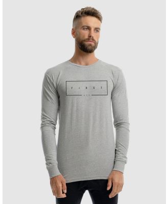 First Division - Field Long Sleeve Tee - Long Sleeve T-Shirts (Marle Grey) Field Long Sleeve Tee