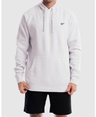 First Division - Performance Crest Rise Hoodie - Hoodies (White Marle) Performance Crest Rise Hoodie