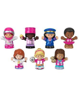 Fisher Price - Barbie You Can Be Anything Figure Pack By Little People - Plush dolls (Multi) Barbie You Can Be Anything Figure Pack By Little People