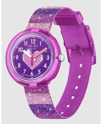 Flik Flak - Stripy - Watches (Pink) Stripy