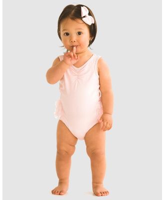 Flo Dancewear - Ayla Baby Tank Leotard with Ruffles   Babies - Bodysuits (Pink) Ayla Baby Tank Leotard with Ruffles - Babies