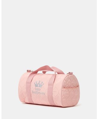 Flo Dancewear - Quilted Duffle Bag   Kids - Duffle Bags (Pink) Quilted Duffle Bag - Kids