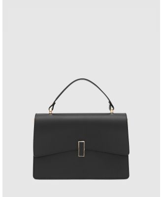 Florence - Francesca Black Tote Bag - Handbags (Black) Francesca Black Tote Bag