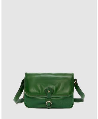 Florence - The Annabel Green Shoulder Bag - Satchels (Green) The Annabel Green Shoulder Bag