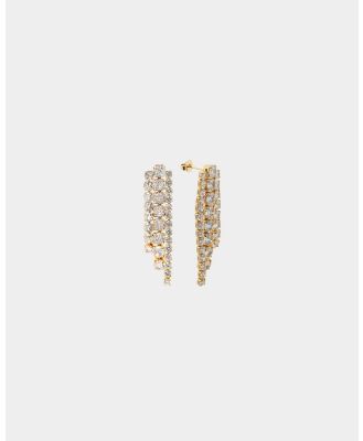 Forcast - Abby 16k Gold Plated Earrings - Jewellery (Gold) Abby 16k Gold Plated Earrings