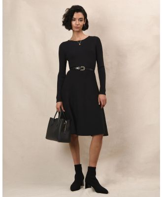 Forcast - Boston A Line Knit Dress - Dresses (Black) Boston A-Line Knit Dress