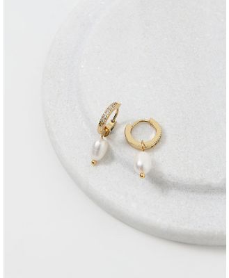 Forcast - Cienna 16k Gold Plated 2 Way Earrings - Jewellery (Gold) Cienna 16k Gold Plated 2 Way Earrings