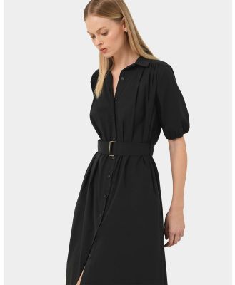 Forcast - Dallia Shirt Dress - Dresses (Black) Dallia Shirt Dress
