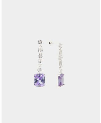 Forcast - Eve Sterling Silver Plated Earrings - Jewellery (Lavender) Eve Sterling Silver Plated Earrings