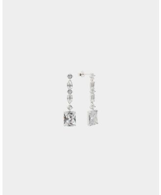Forcast - Eve Sterling Silver Plated Earrings - Jewellery (Silver White) Eve Sterling Silver Plated Earrings