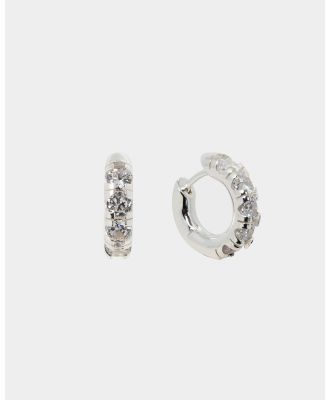Forcast - Gemma Sterling Silver Plated Earrings - Jewellery (Silver White) Gemma Sterling Silver Plated Earrings