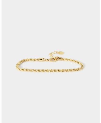 Forcast - Leen 16k Gold Plated Bracelet - Jewellery (Gold) Leen 16k Gold Plated Bracelet