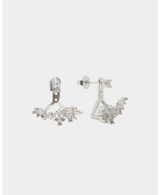 Forcast - Liah Sterling Silver Plated 2 Way Earrings - Jewellery (Silver) Liah Sterling Silver Plated 2 Way Earrings