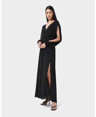 Forcast - Louise Open Sleeve Maxi Dress - Dresses (Black) Louise Open Sleeve Maxi Dress
