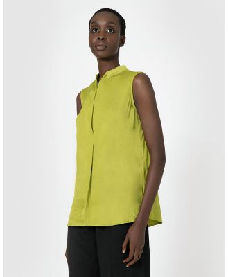 Forcast - Lourdes Sleeveless Top - Tops (Lime Green) Lourdes Sleeveless Top