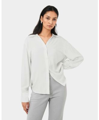 Forcast - Marseille Button Up Blouse - Tops (Ivory) Marseille Button Up Blouse