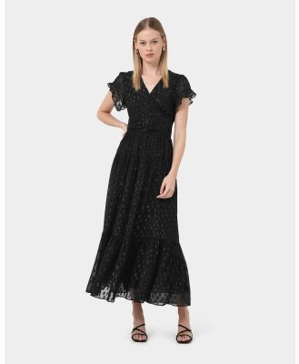 Forcast - Minda Glitter Maxi Dress - Dresses (Black) Minda Glitter Maxi Dress