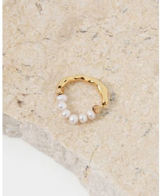 Forcast - Moana 16k Gold Plated Ring - Jewellery (Gold) Moana 16k Gold Plated Ring