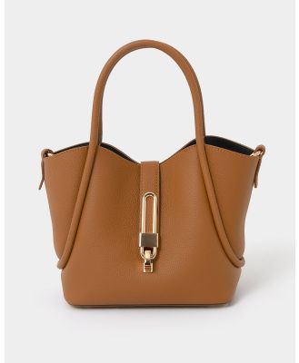 Forcast - Olivia 3 Way Leather Bag - Handbags (Tan) Olivia 3 Way Leather Bag