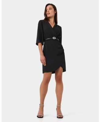 Forcast - Queena Mini Dress - Dresses (Black) Queena Mini Dress