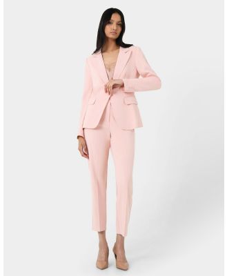 Forcast - Renee Single Breasted Blazer - Suits & Blazers (Pastel Pink) Renee Single Breasted Blazer