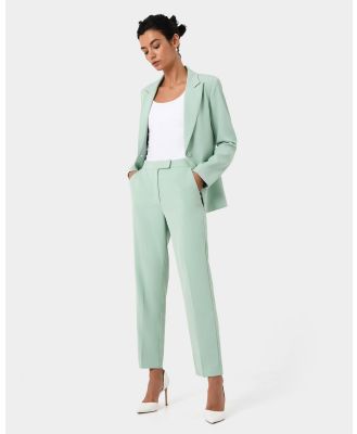 Forcast - Renee Single Breasted Blazer - Suits & Blazers (Pastel Sage) Renee Single Breasted Blazer
