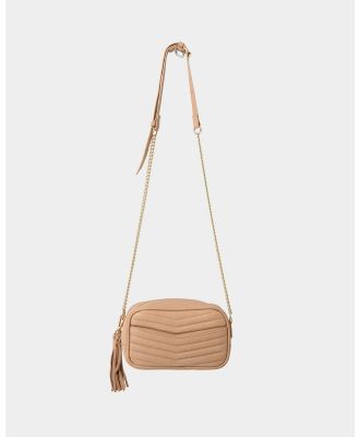 Forcast - Sally Leather Crossbody Bag - Handbags (Pale Nude) Sally Leather Crossbody Bag