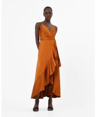 Forcast - Sirocco Ruffles Strappy Dress - Dresses (Copper) Sirocco Ruffles Strappy Dress