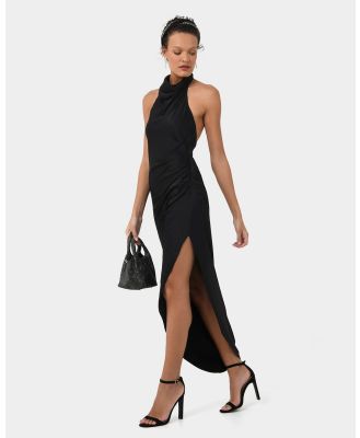 Forcast - Sydney Backless Draped Dress - Bodycon Dresses (Black) Sydney Backless Draped Dress