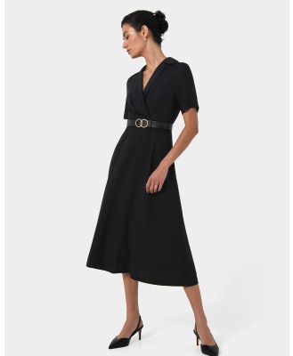 Forcast - Verity Crossover Dress - Dresses (Black) Verity Crossover Dress