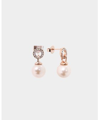 Forcast - Yvonne Rose Gold Plated Earrings - Jewellery (Rose Gold) Yvonne Rose Gold Plated Earrings