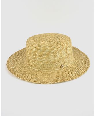 Ford Millinery - Betsy Boater - Hats (Straw) Betsy Boater