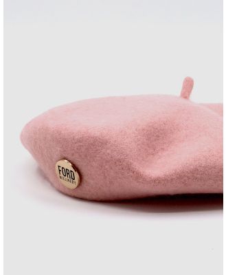 Ford Millinery - Emily Beret - Hats (Pink) Emily Beret