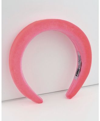 Ford Millinery - Rachel Headband - Fascinators (Floro pink) Rachel Headband