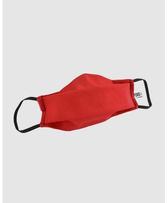 Ford Millinery - Red Reversible Fabric Face Mask - Wellness (Red) Red Reversible Fabric Face Mask