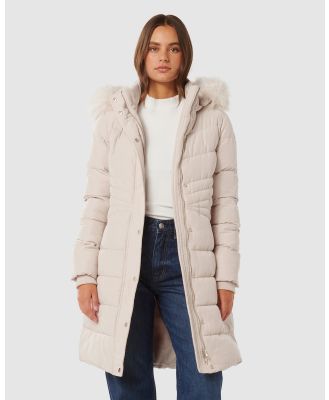 Forever New - Ariana Belted Puffer Jacket - Coats & Jackets (Cream) Ariana Belted Puffer Jacket