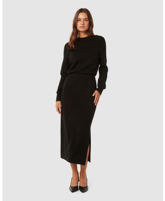 Forever New - Carmella Knit Midi Dress - Dresses (black) Carmella Knit Midi Dress