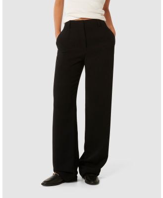 Forever New - Emmie Tall Straight Leg Pants - Pants (black) Emmie Tall Straight Leg Pants