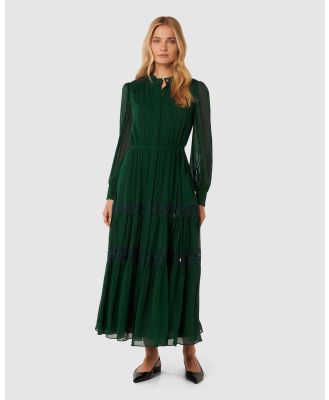Forever New - Rue Trim Detail Midi Dress - Dresses (green) Rue Trim Detail Midi Dress