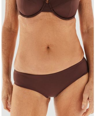 Form and Fold - The Form Wide Bottom - Bikini Bottoms (Brown) The Form Wide Bottom
