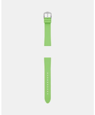 Fossil - 18mm Lime Silicone Strap - Watches (18MM GRN SIL STP) 18mm Lime Silicone Strap