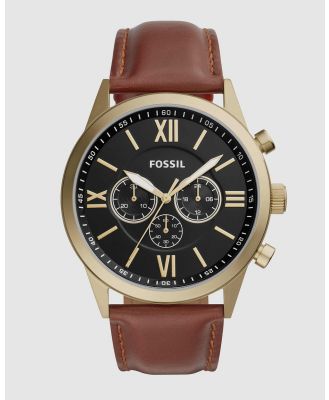 Fossil - Fossil Flynn Brown Watch BQ2261 - Watches (Brown) Fossil Flynn Brown Watch BQ2261