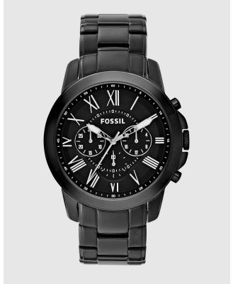 Fossil - Fossil Grant Black Watch FS4832 - Watches (Black) Fossil Grant Black Watch FS4832