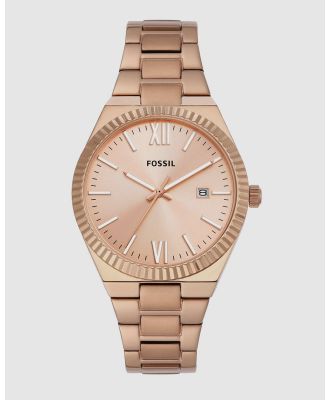 Fossil - Fossil Scarlette Rose Gold Watch ES5258 - Watches (Rose Gold-Tone) Fossil Scarlette Rose Gold Watch ES5258